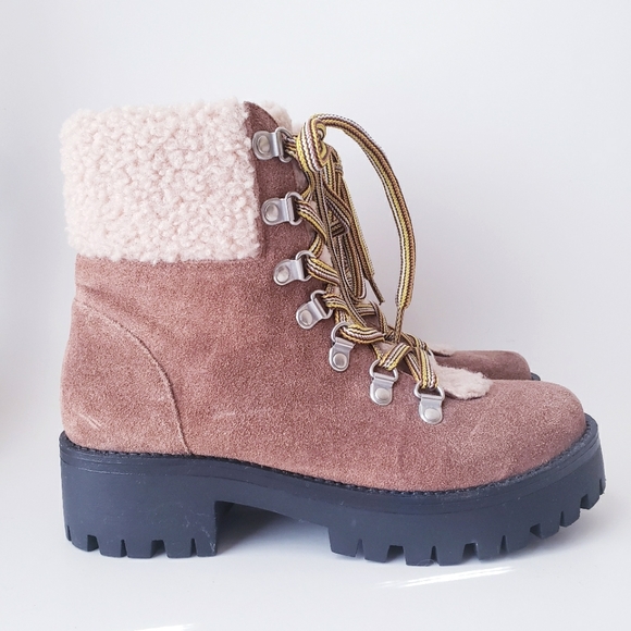 Steve Madden Shoes - Steve Madden Aniko Lugg Sole Boots